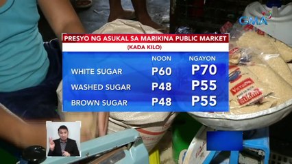 Presyo ng asukal sa ilang palengke, nasa P70 kada kilo na ngayon | Saksi