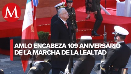 En el bosque de Chapultepec se celebra el 109 aniversario de la marcha de la lealtad