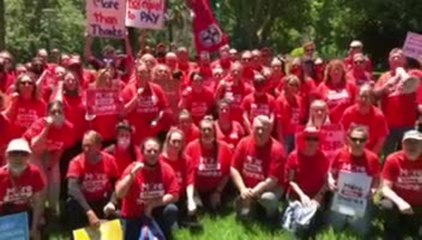 Teachers strike action