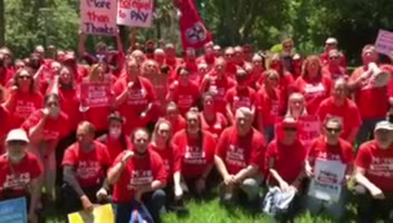 Teachers strike action