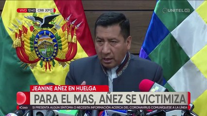 Para el MAS, Jeanine Añez se victimiza