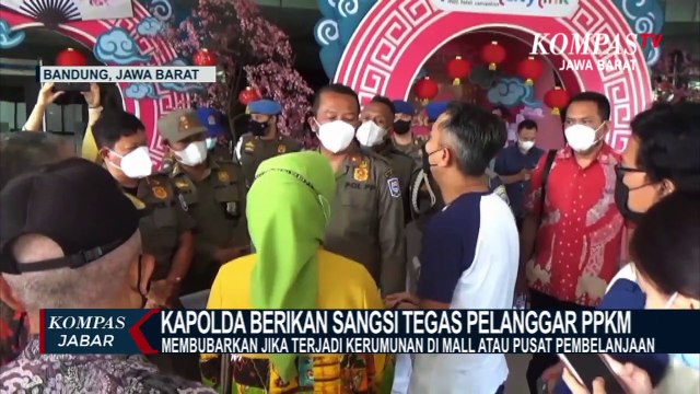 Polda Jabar Akan Sanksi Tegas Pelanggar PPKM Level 3