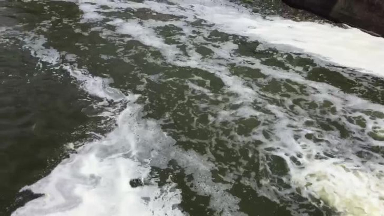 Chifley Dam spilling over