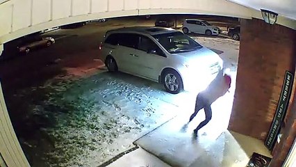 Kid Laughs After Mom's Slippery Fall