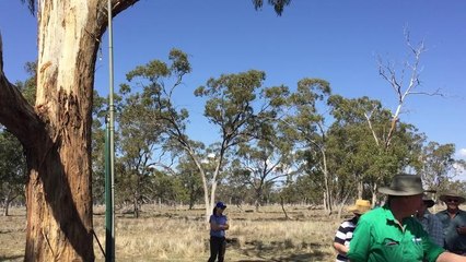 Robert Frend brings the new design Blinky Drinker down for a closer look.