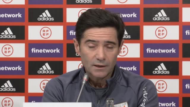 Marcelino: Voy a saludar a Bordalás con el máximo respeto como a cualquier otro