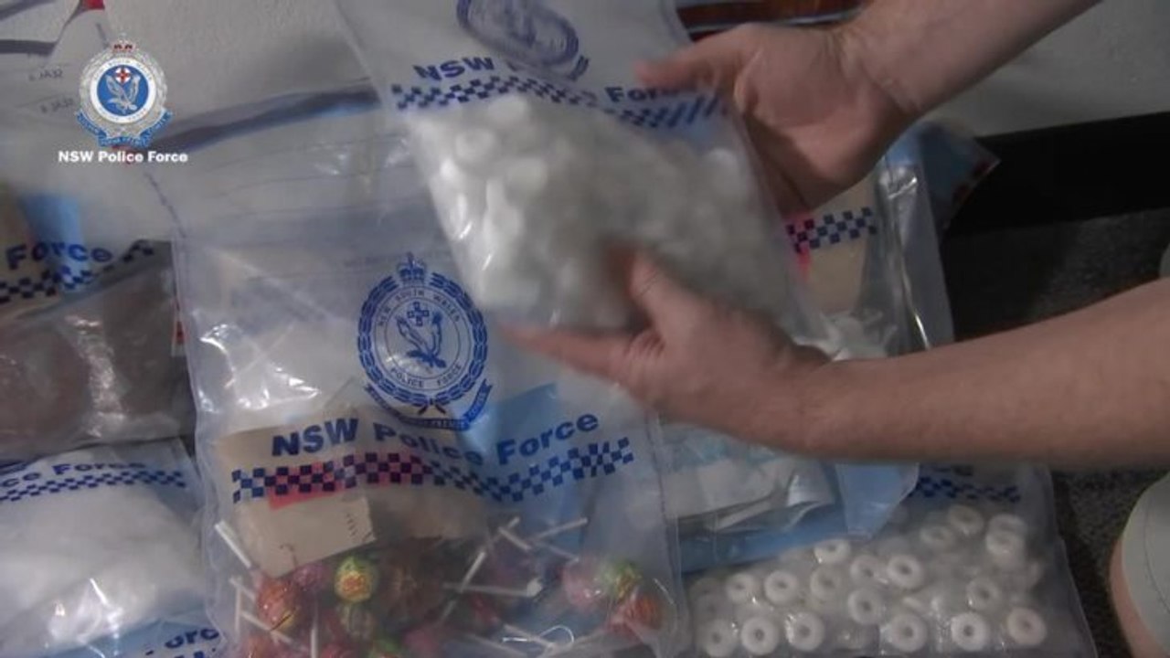 NSW Police - Northern beaches drug exhibits