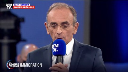 Éric Zemmour veut la construction de murs "à toutes les frontières européennes"