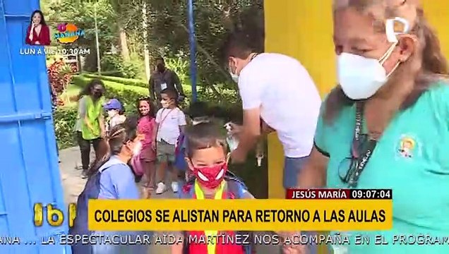 Colegios se preparan para el regreso a clases