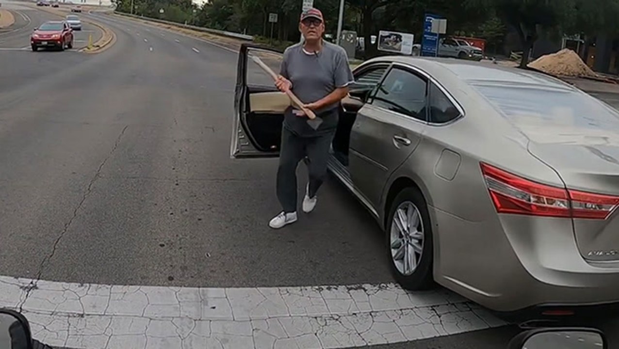 Driver Has An Axe To Grind