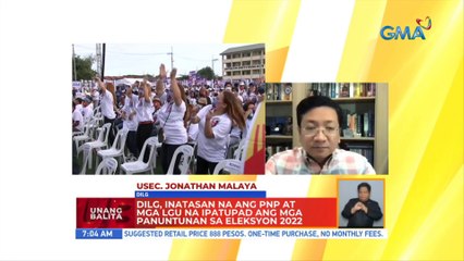 Panayam kay DILG Usec. Jonathan Malaya hinggil sa protocols sa pangangampanya | UB