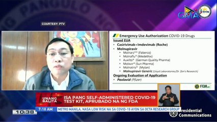 Isa pang self-administered COVID-19 test kit, aprubado na ng DFA | UB