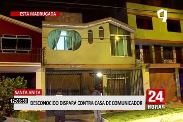Santa Anita: hombre denuncia que desconocidos dispararon contra su vivienda