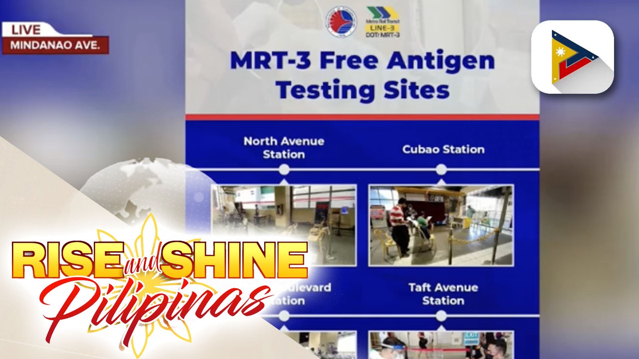 CHIKA ON THE ROAD: MRT-3, wala pang naiuulat na nagpositibo sa isinasagawang antigen testing