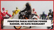 Viral Pengendara Motor Pakai Kostum Power Ranger, Warganet Indonesia Sedang Tidak Baik-baik Saja
