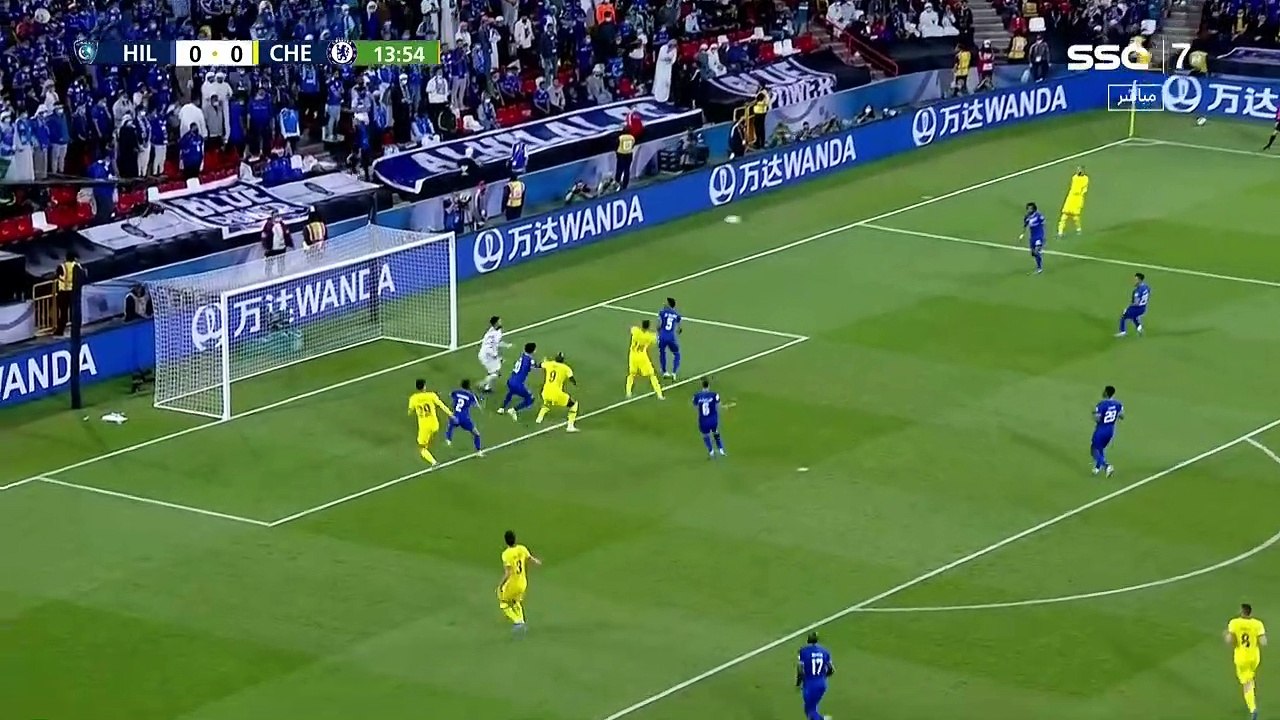الشوط الاول مباراة تشيلسي و الهلال السعودي 1-0 نصف نهائي كاس العالم للاندية 2022
