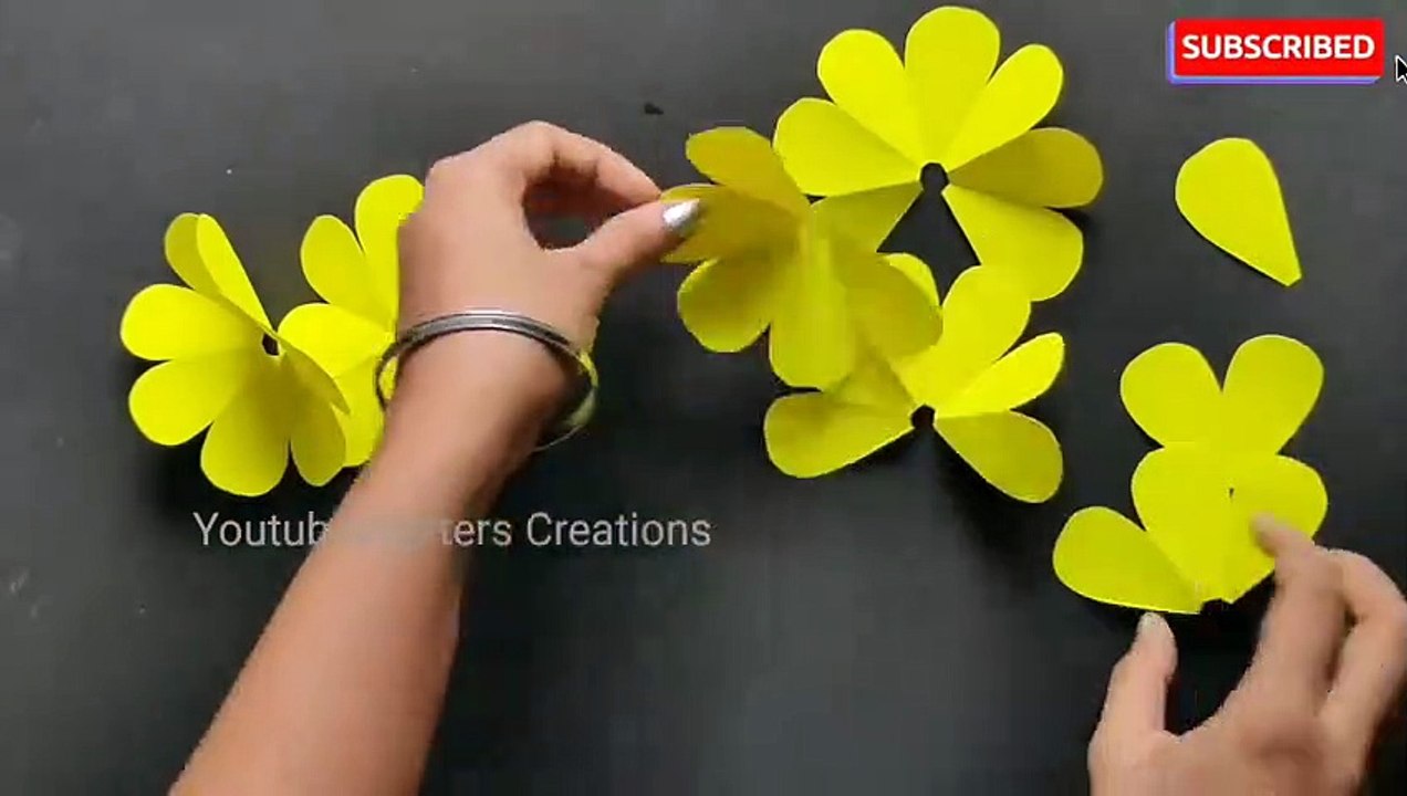 3 DIY Paper Flower BOUQUET/Birthday Gift ideas/Flower Bouquet making at Home