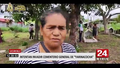 Ucayali: Sujetos trataron de invadir cementerio