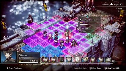 Triangle Strategy – Escena de combate