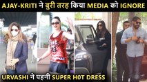Ajay Devgn-Kriti BADLY Ignores Media, Urvashi In Super H0T Dress, Shweta Nanda | Celebs Spotted
