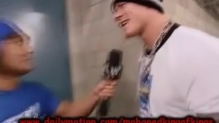 Funaki And Cena Really Funny rap Interview