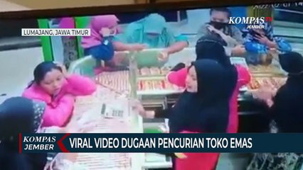 Viral Video Ibu-ibu Diduga Mencuri Gelang di Toko Emas Lumajang