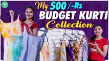 My 500 rs Kurti Collection | Budget Designer Kurtis | Priya's Studio | Priya Inturu