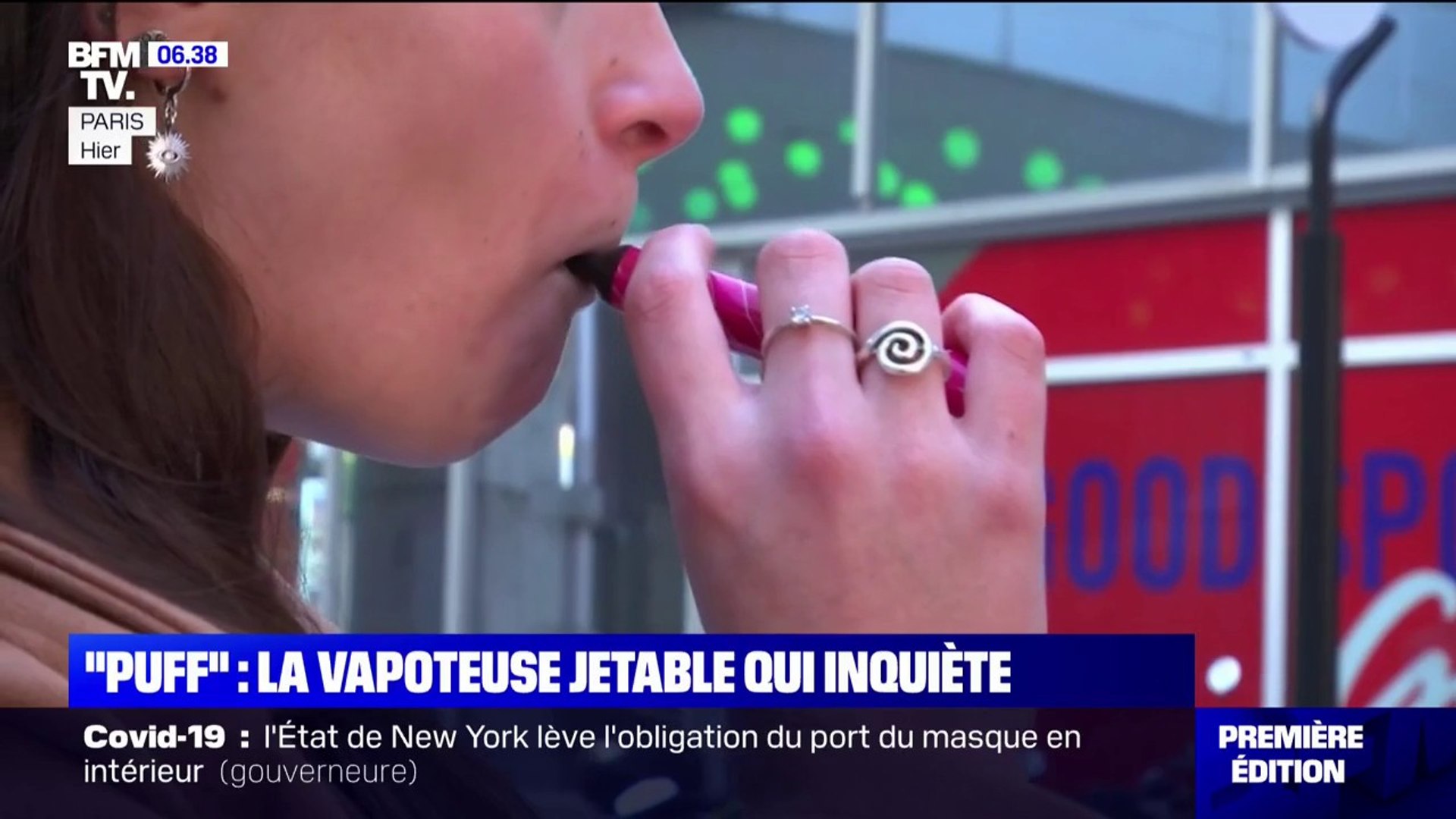 L'inquitant engouement pour la puff, cette vapoteuse jetable qui fait un  tabac chez les ados