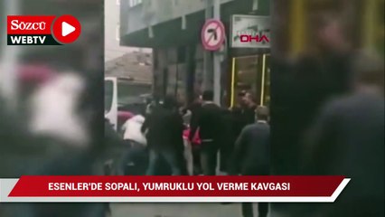 Télécharger la video: Esenler'de sopalı, yumruklu yol verme kavgası kamerada: 6 gözaltı