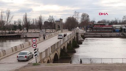 EDİRNE'DE TUNCA NEHRİ'NDE DEBİ 5 KAT ARTTI