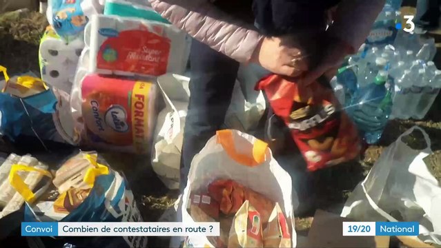 Reportage sur le convoi de la liberté qui est en route vers Paris en provenance de plusieurs villes de France