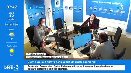 Frédéric Gontard, président de la fédération ovine de la Drôme