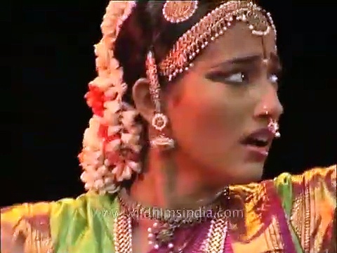 Bharatnatyam – Traditional Indian dance performance by accomplished dancer