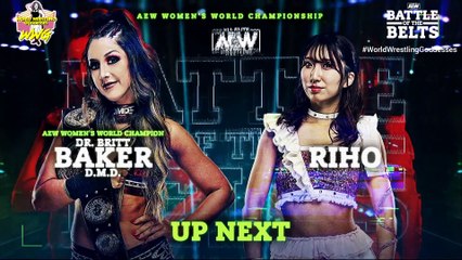 Dr. Britt Baker, D.M.D. (c) vs. Riho | Women's World Title Match | Highlights
