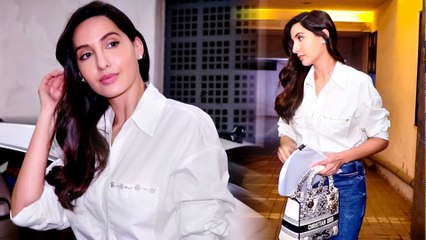 Nora Fatehi Snapped At Anil Kapoor's Santacruz Office