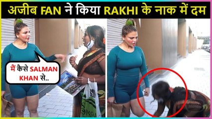 Rakhi Sawant Gets FRUSTRATED On A Fan | Gives Angry REACTION To Media