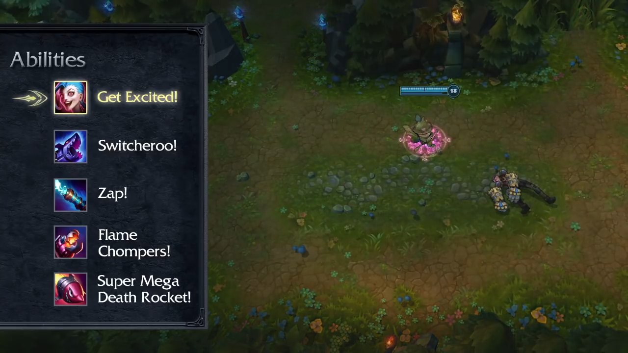 Compétences de Jinx dans League of Legends