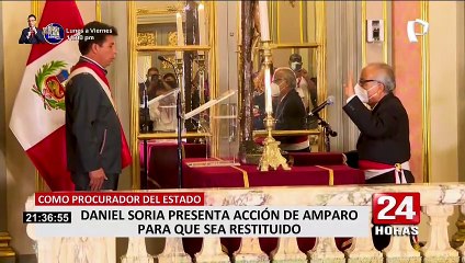 Daniel Soria presenta acción de amparo para que sea restituido