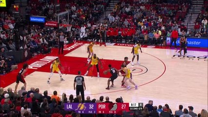 Blazers edge win as Lakers misery continues