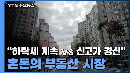 "하락세 계속 vs 신고가 경신"...혼돈의 부동산 시장 / YTN