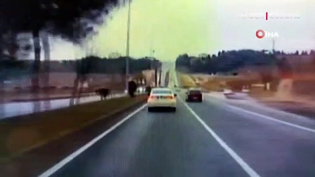 Adıyaman'da kural tanımaz sürücünün kazaya sebep olduğu anlar kamerada