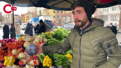 Pazarda tane hesabı: Bir salatalık 5 TL, bir domates 2,63 TL