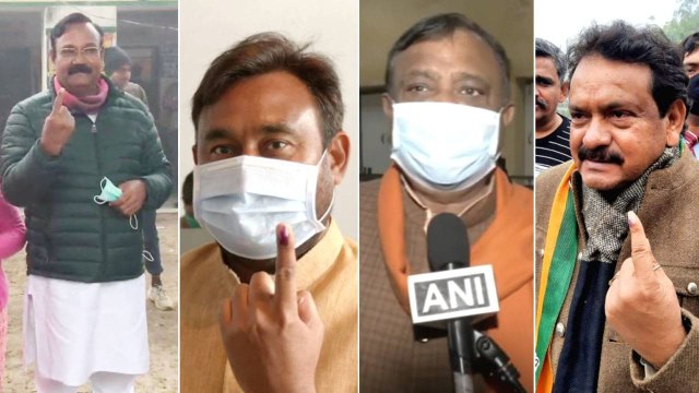 Uttar Pradesh Elections 2022: ఓటేసిన ప్రముఖులు, కేంద్ర మంత్రులు | Oneindia Telugu