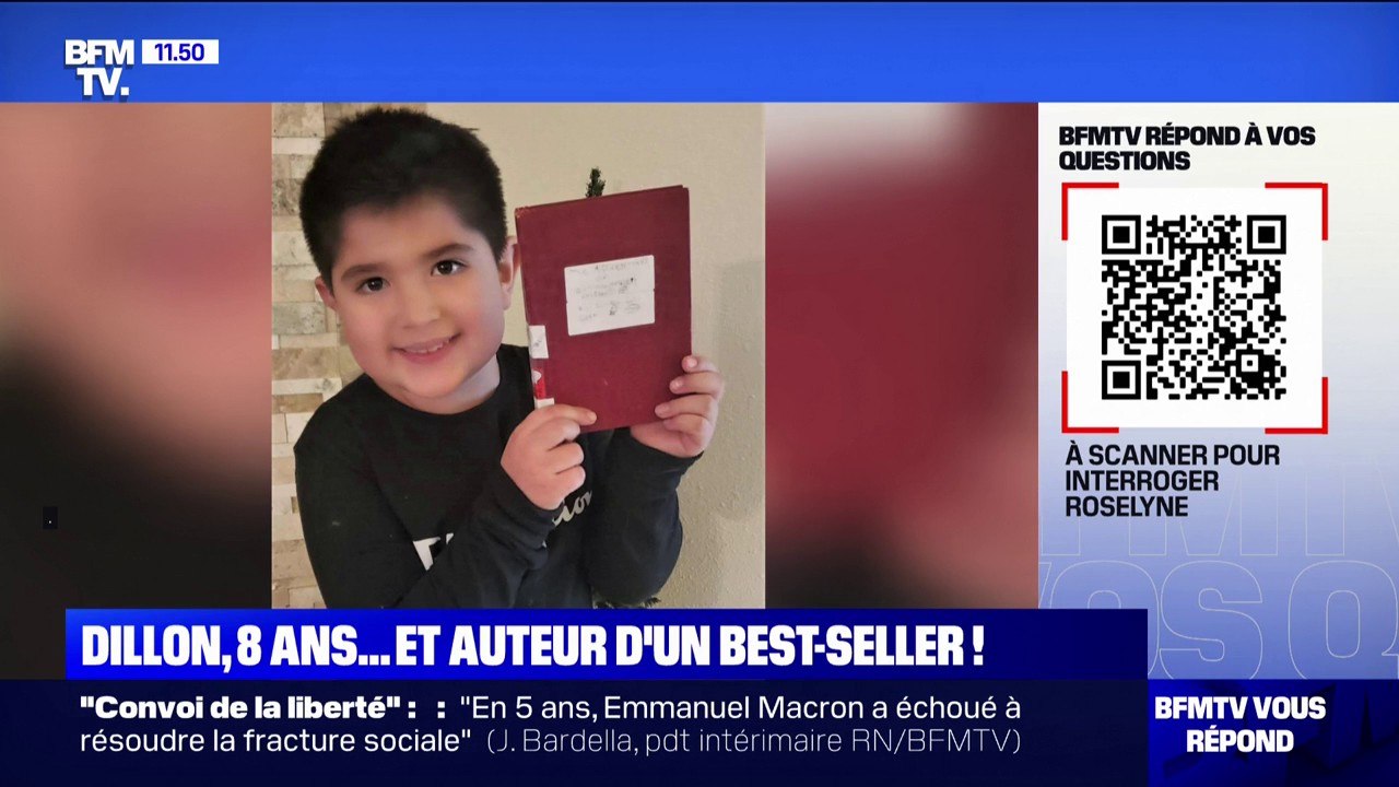 Qui est Dillon, auteur à succès à seulement 8 ans ? BFMTV répond à vos questions