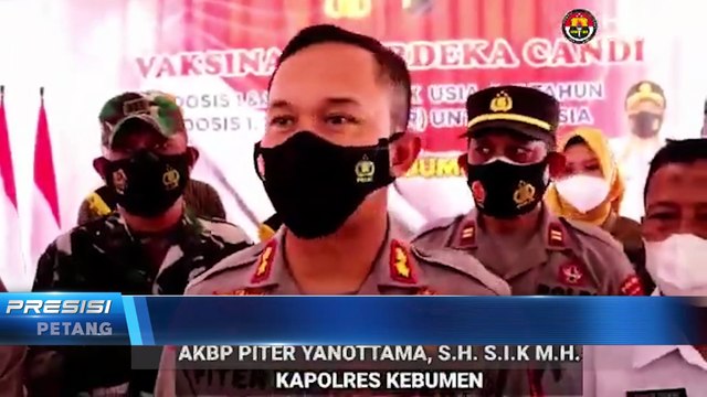 Polres Kebumen Gelar Vaksinasi Serentak Seluruh Indonesia, Polres Kebumen Sediakan 4.600 Dosis