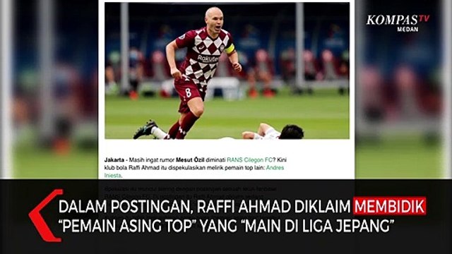 Usai Mesut Ozil, Kini Ada Kabar Andres Iniesta Akan Merapat ke Rans Cilegon FC