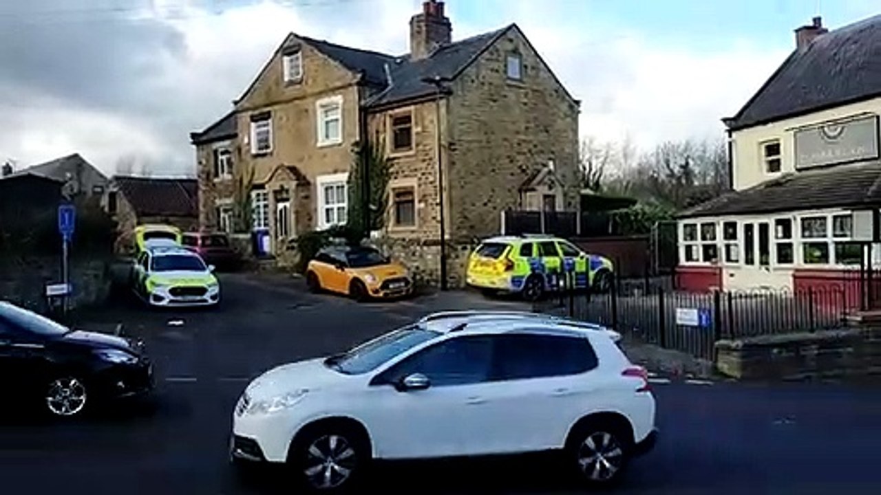 Police activity on Tye Road.