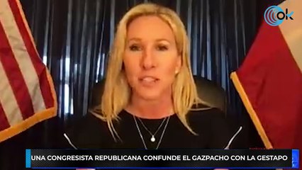 Una congresista republicana confunde el gazpacho con la Gestapo