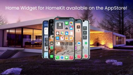 Présentation de l'App Home Widget for HomeKit