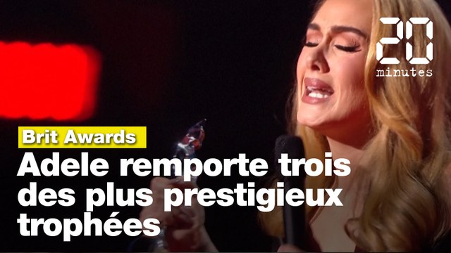 Adele remporte trois titres aux Brit Awards